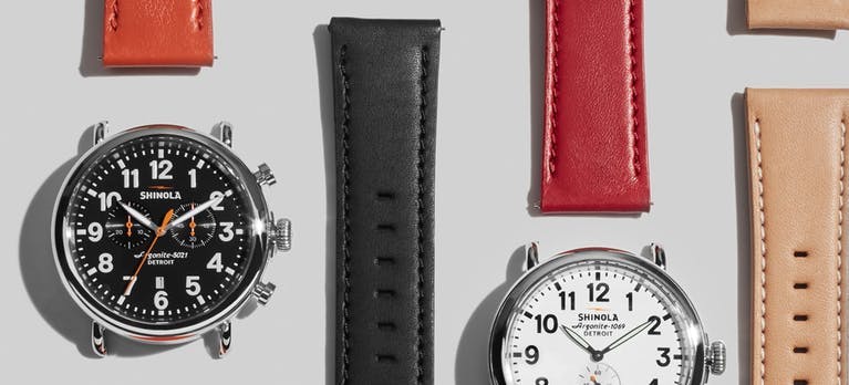 leather watch strap styles