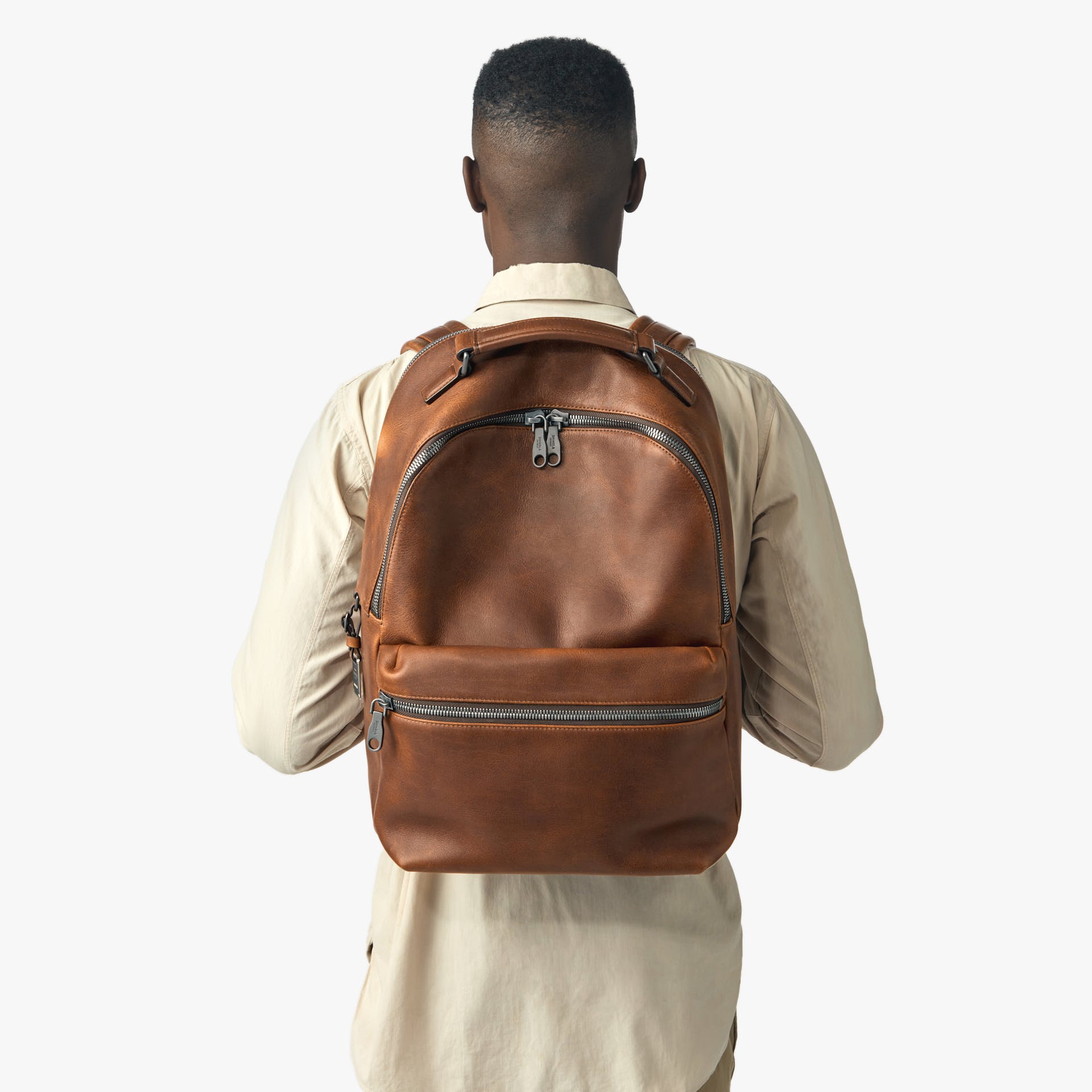 Runwell Backpack Navigator Leather Shinola