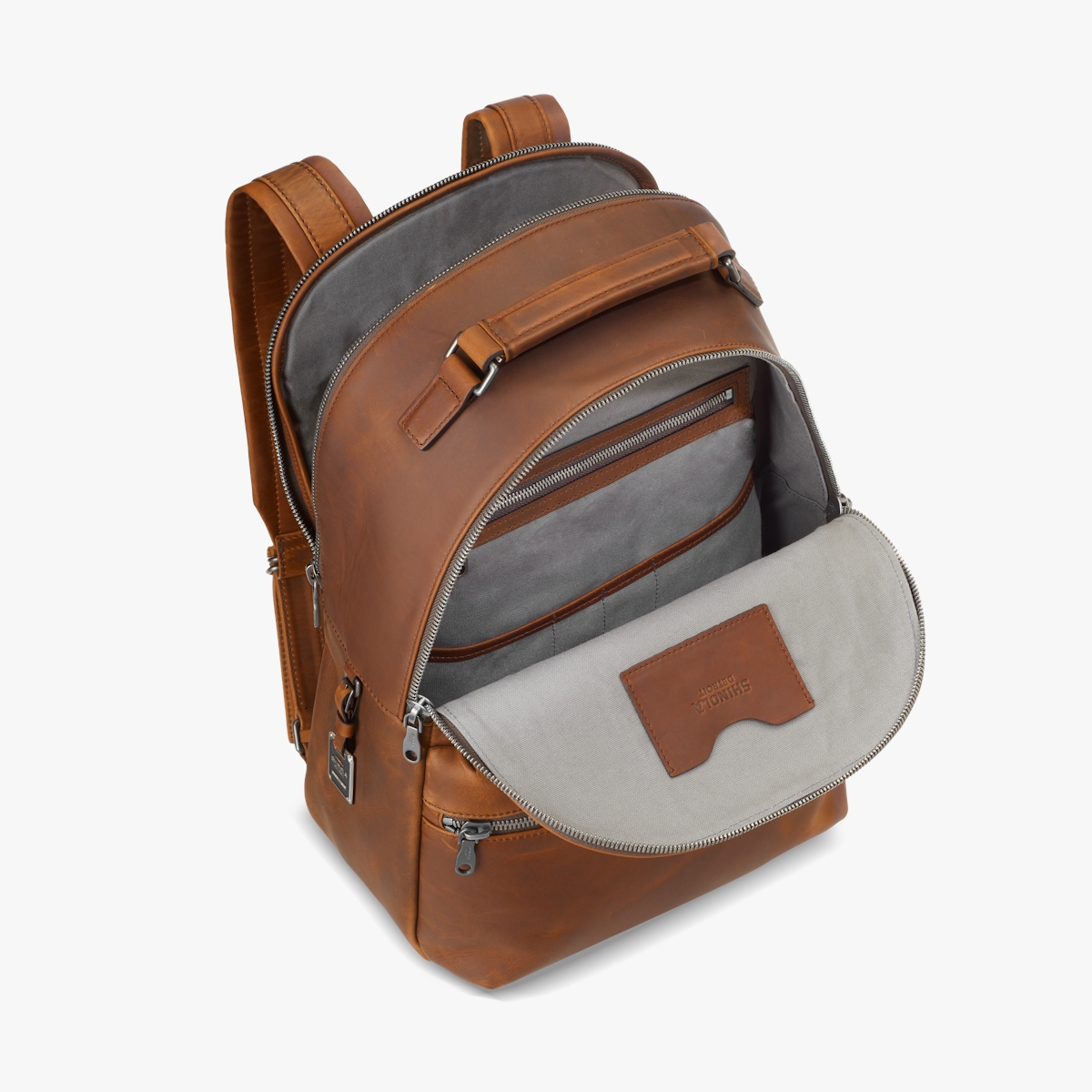 Runwell Backpack Navigator Leather Shinola