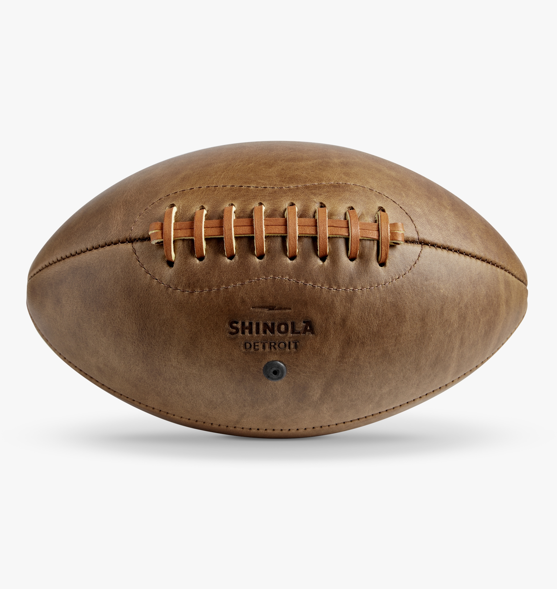Leather Football|Medium Brown | Shinola Leather Football|Medium Brown | Shinola