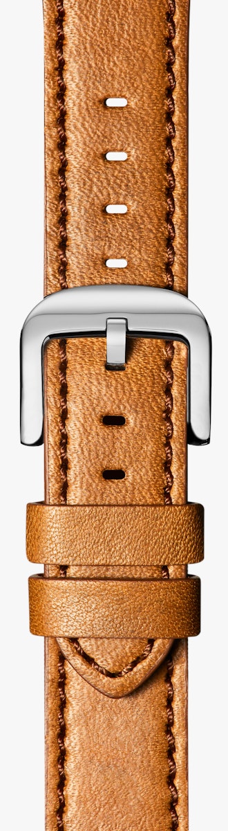 20mm Bourbon Leather Strap