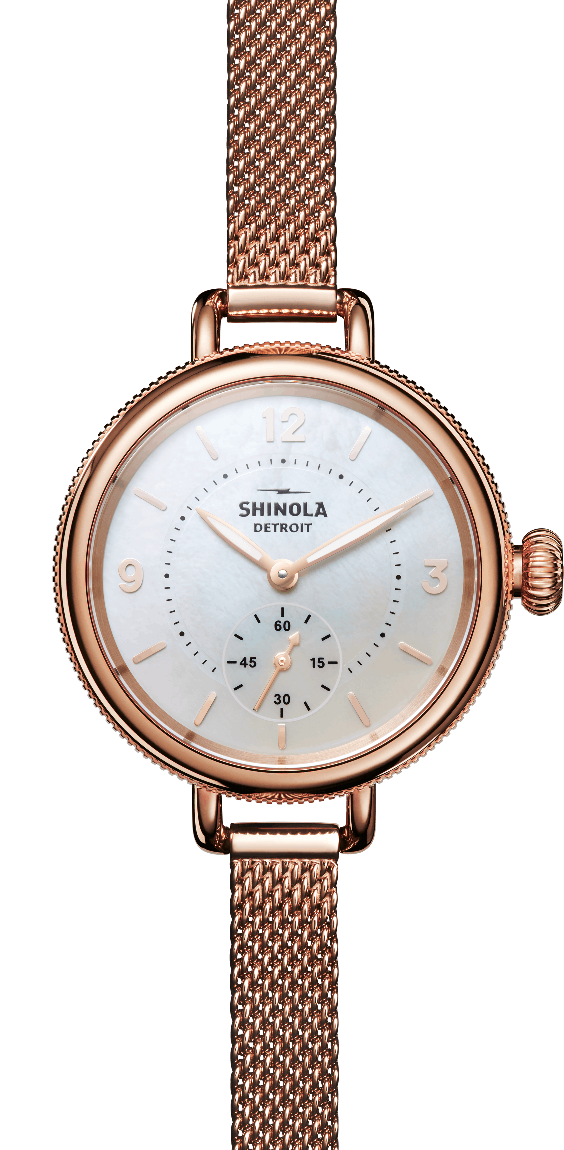 Timex Fashion Women's Rose Gold Dial Round Case Multifunction Function