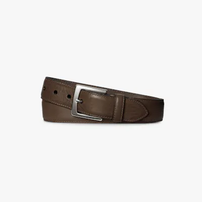 Shinola Men's Dress Belt | Dark Brown Leather | Size 34 | Bedrock