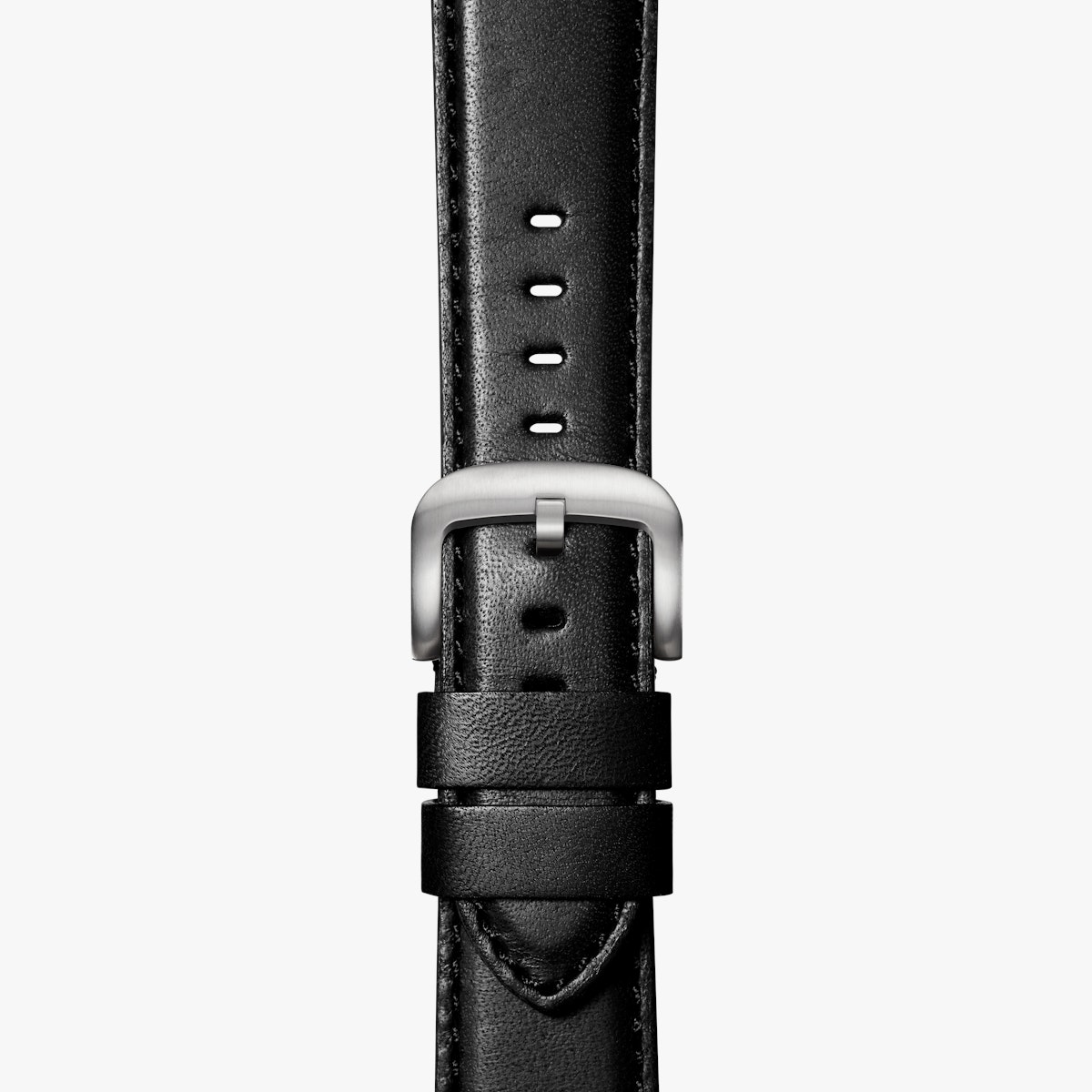 Black Leather Strap for Apple Watch®
