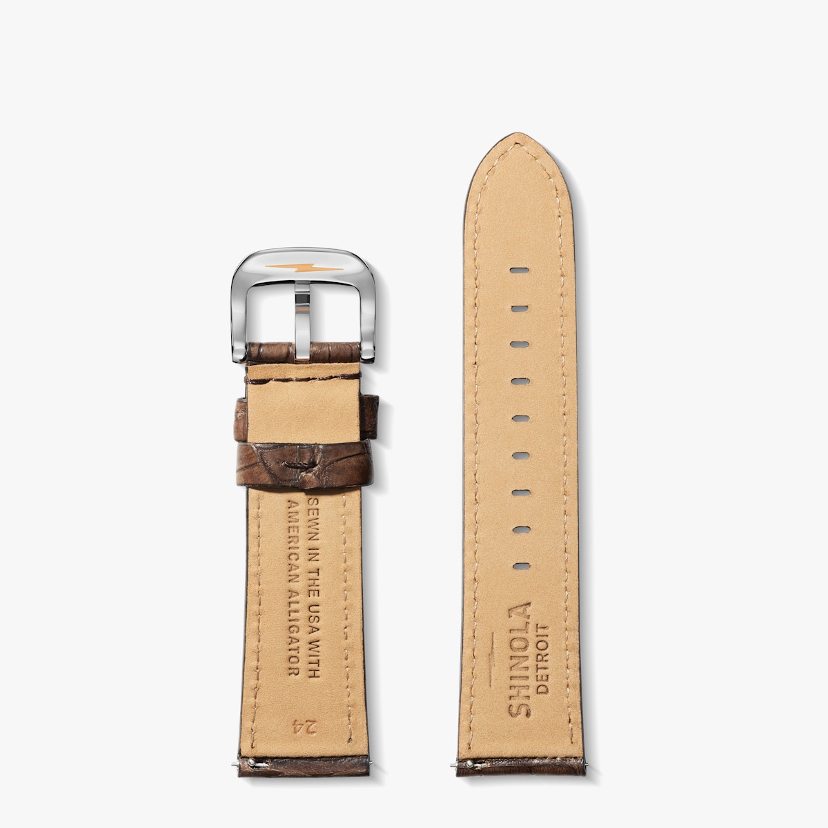 Shinola alligator strap hotsell