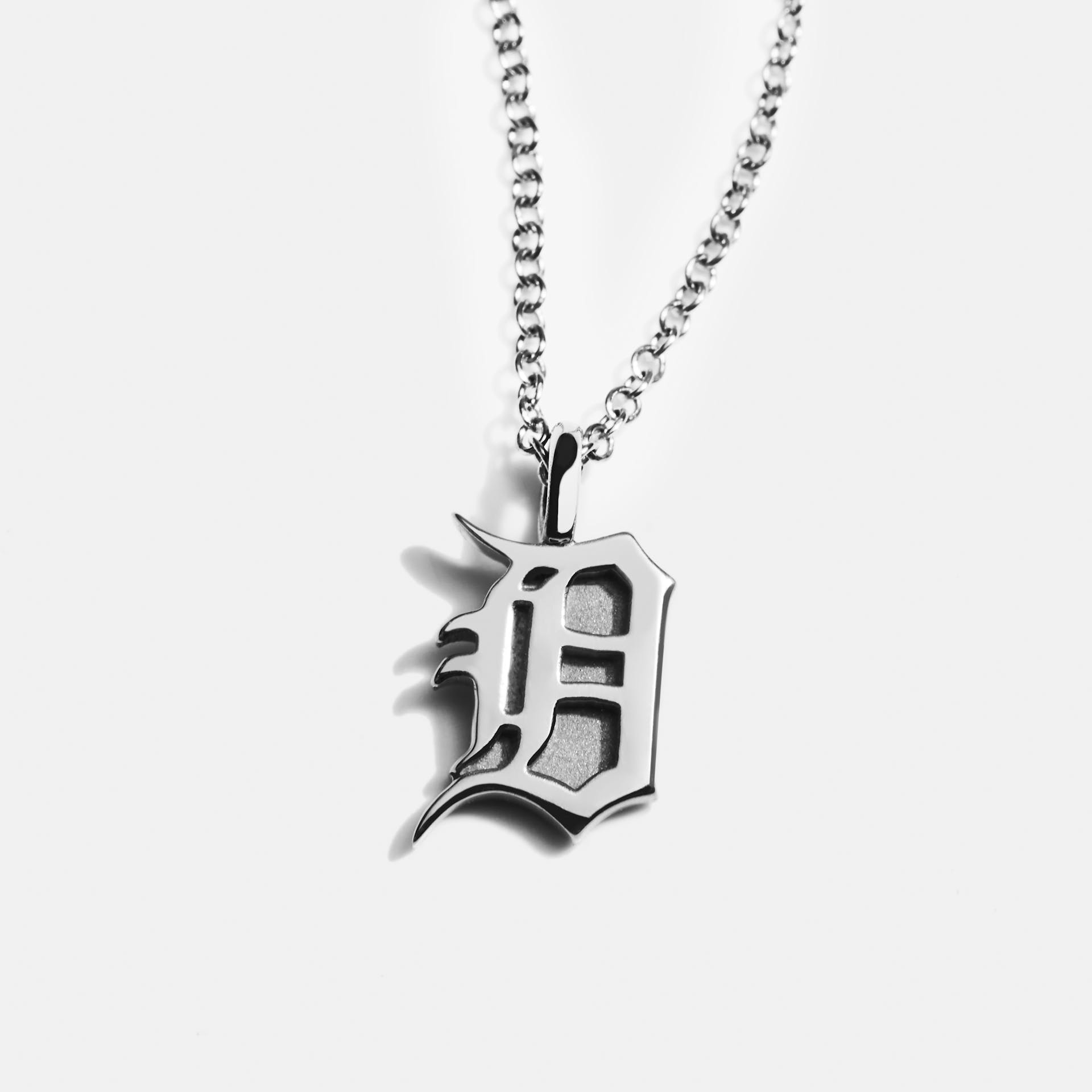 Buy 13MM Initial D Necklace, Silver Plated Large D Initial Necklace, Letter D  Necklace,d Pendant Necklace, Diamond Dainty Initial Necklace Uk Online in  India - Etsy
