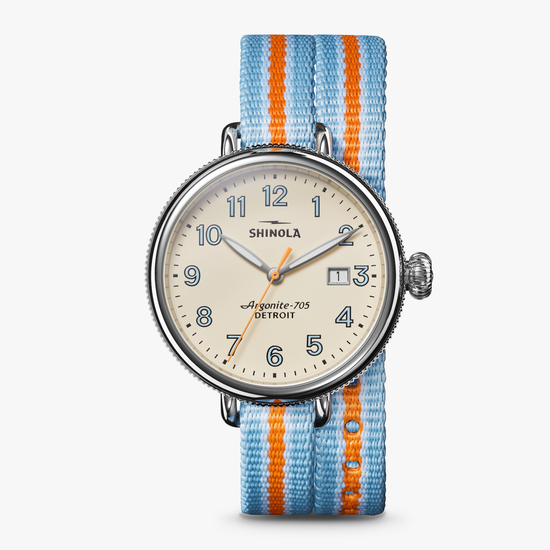 Birdy 38mm Cream Dial Reversible Leather Strap Shinola Detroit
