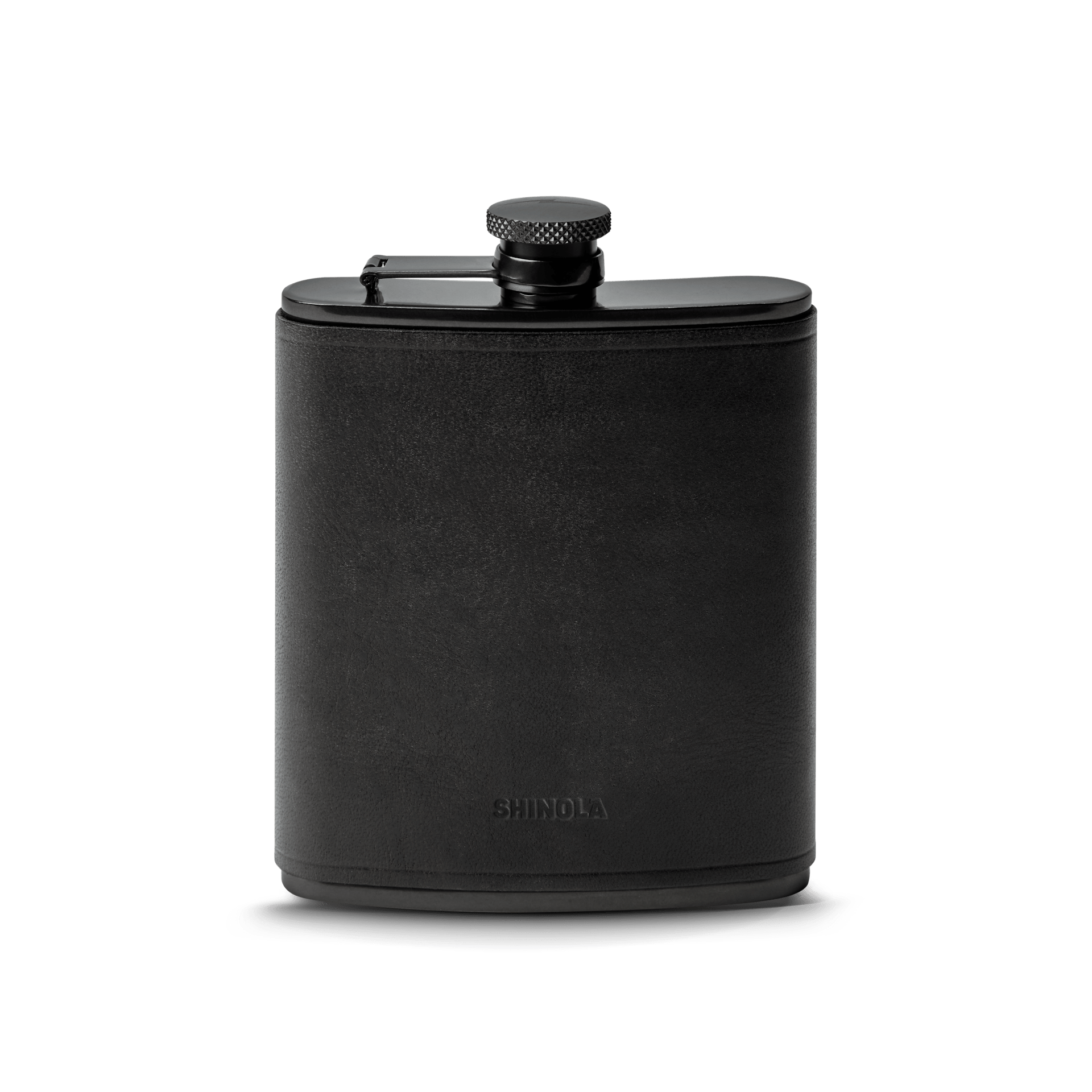 Shinola Leather Wrapped Flask