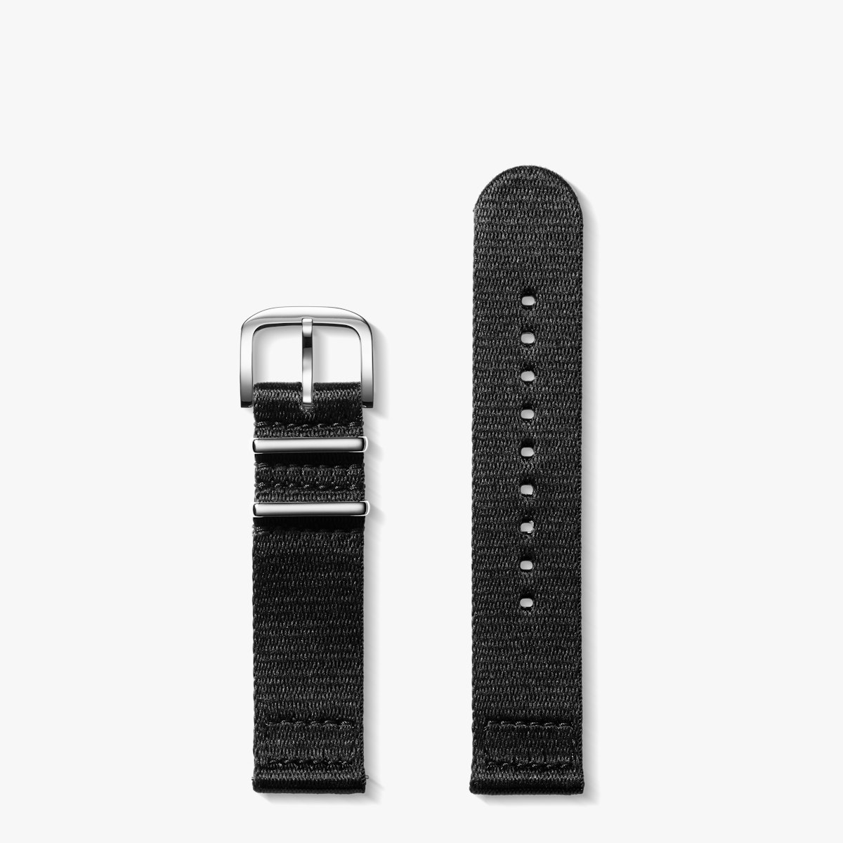 20MM Blue Nylon Sport Watch Strap Velcro® Style