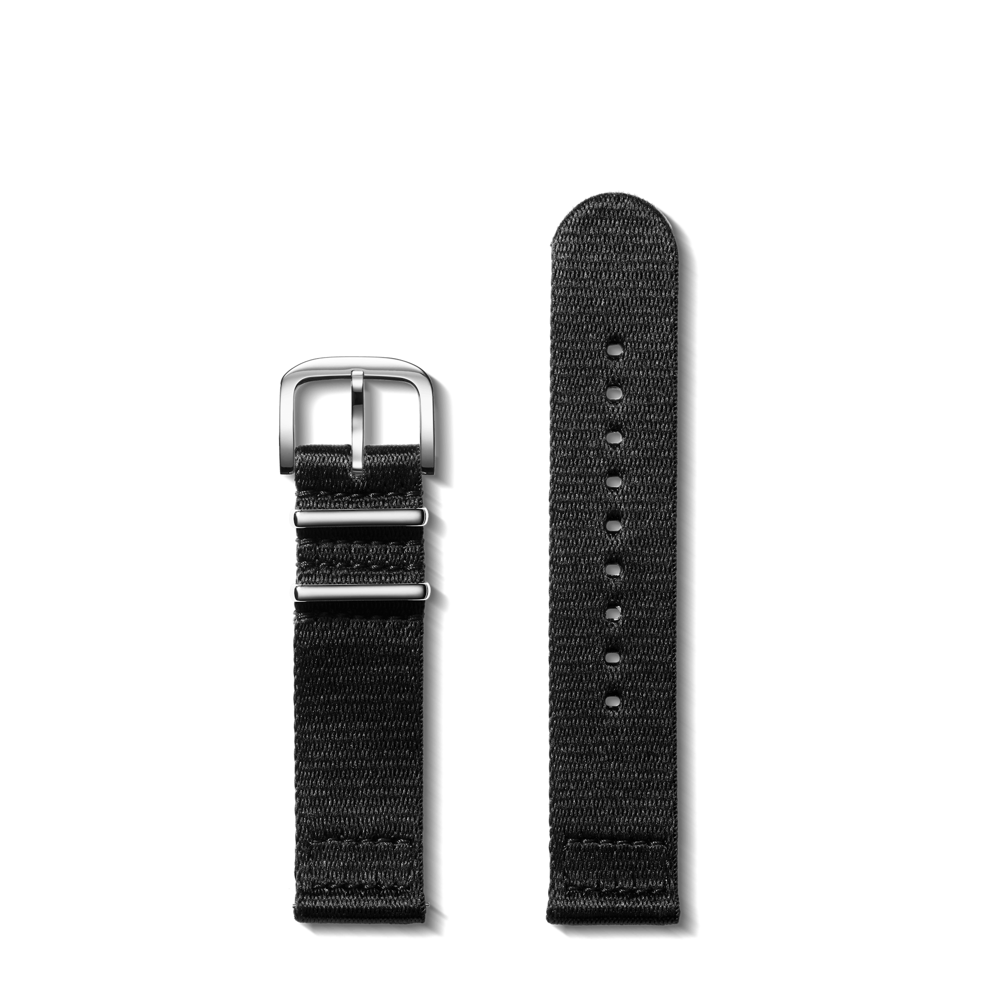 20mm Black Nylon Strap
