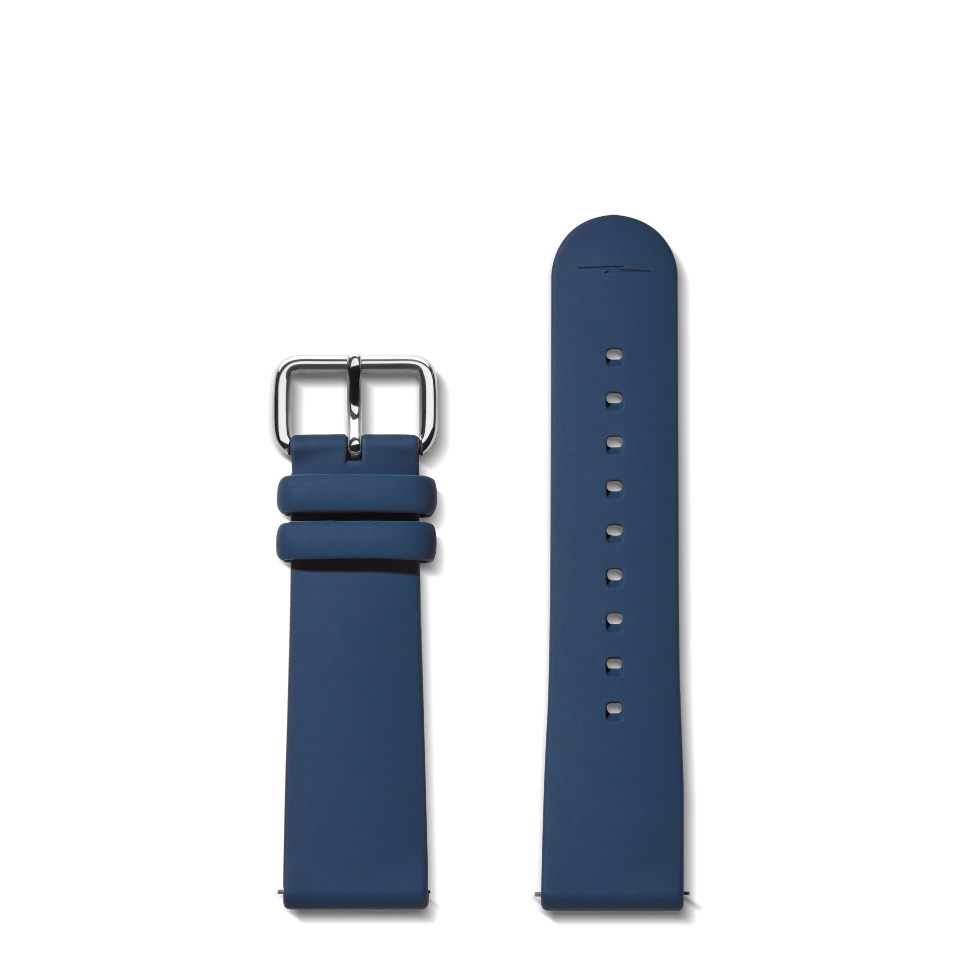 Shinola Watch Strap | Midnight Blue Silicone | 22mm XL