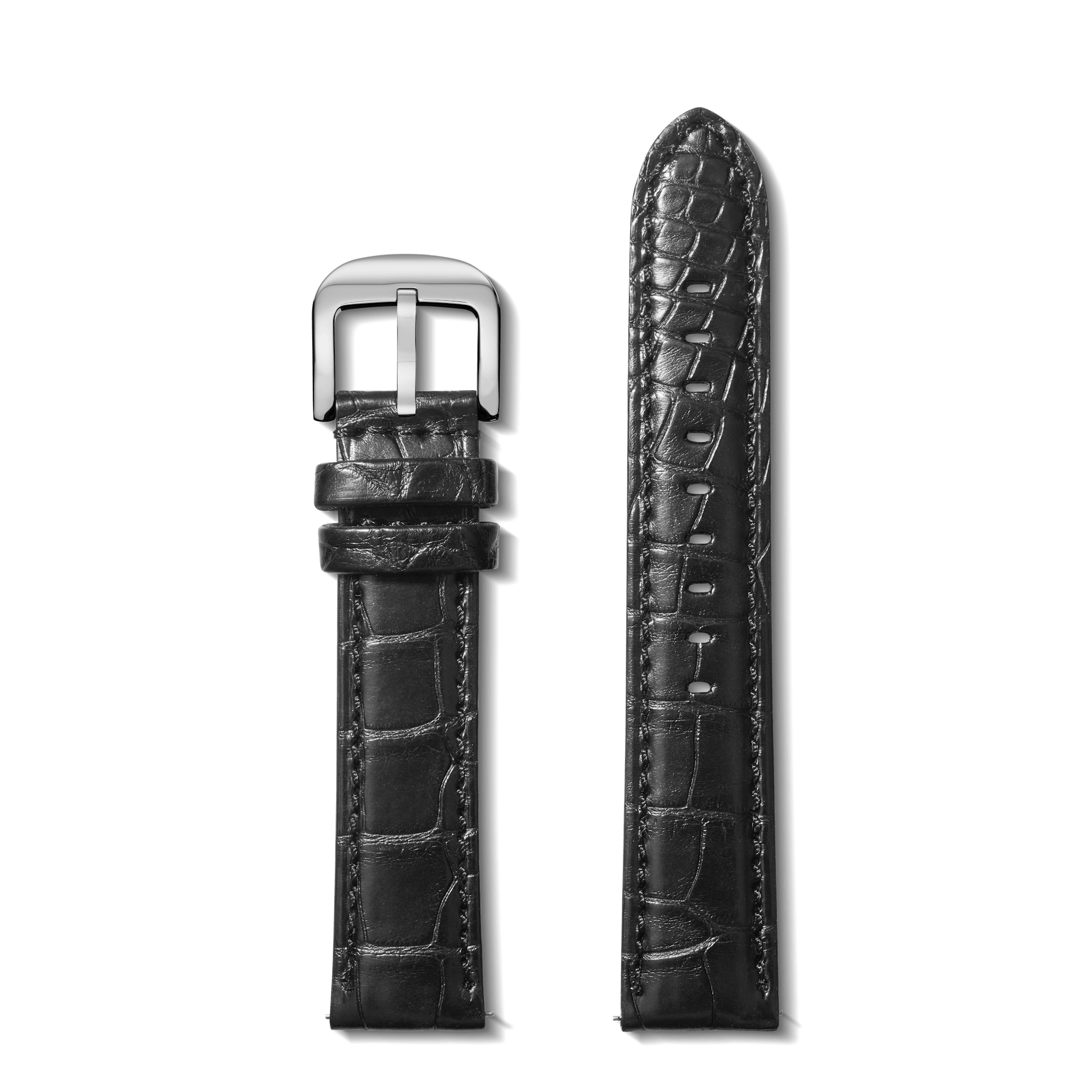 Rubber B Universal Alligator Watch Strap – SwimSkin® 22mm – The Finest Time
