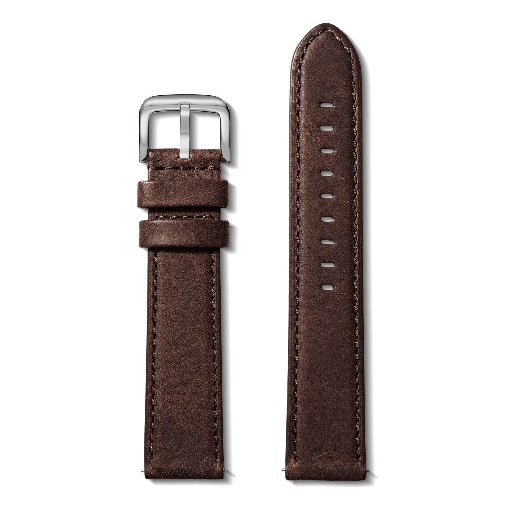 Shinola Watch Strap | Cattail Leather | 22mm Extra Long | Quick Release