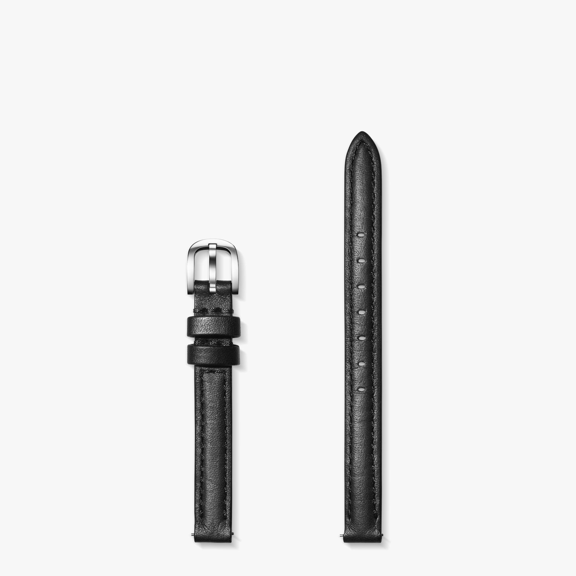 10mm Black Leather Strap Shinola Detroit