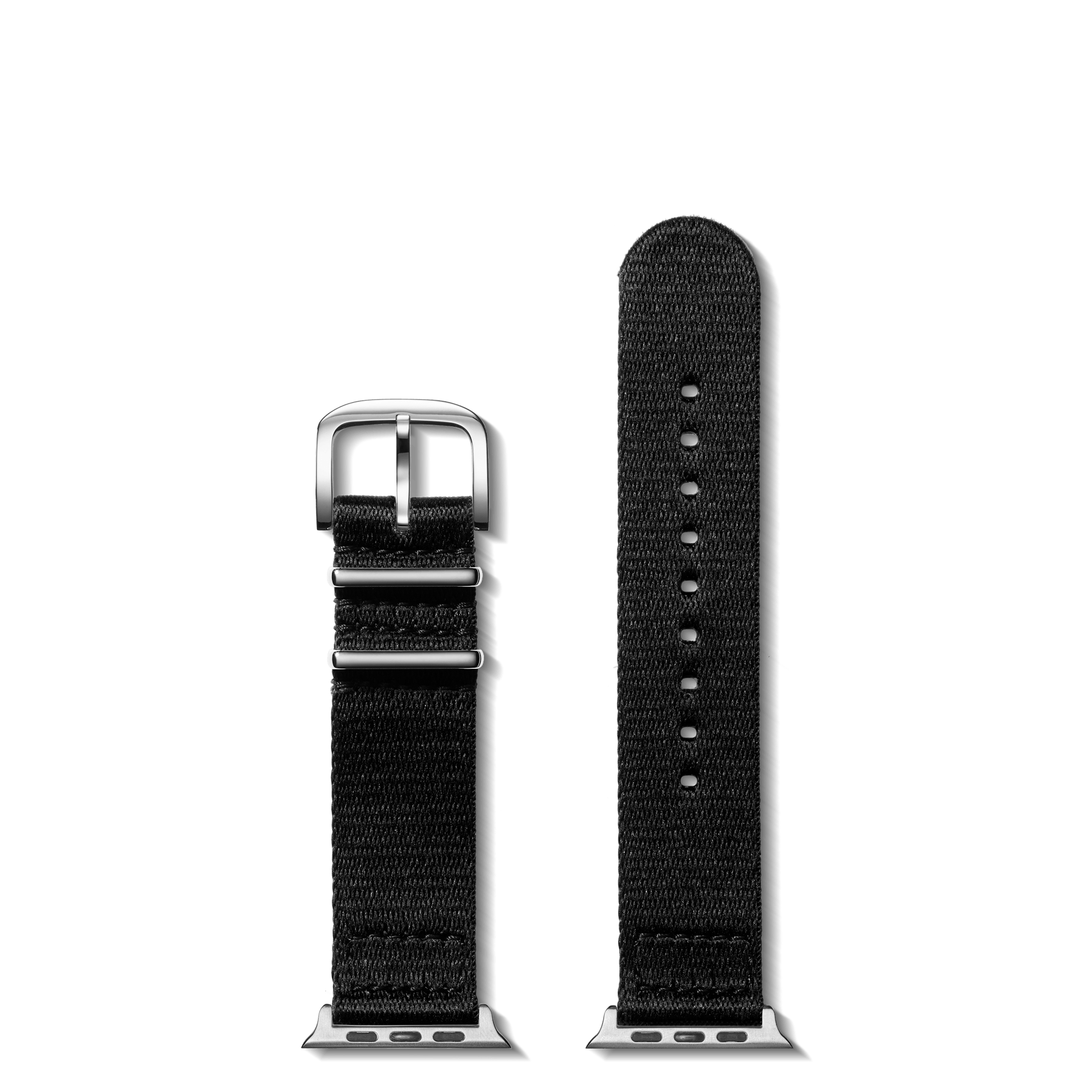 Invella 20mm Velcro Nylon Watch Strap (Black) | Invella