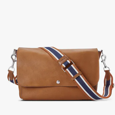 Shinola Men's Bag | Tan Leather | Canfield Messenger