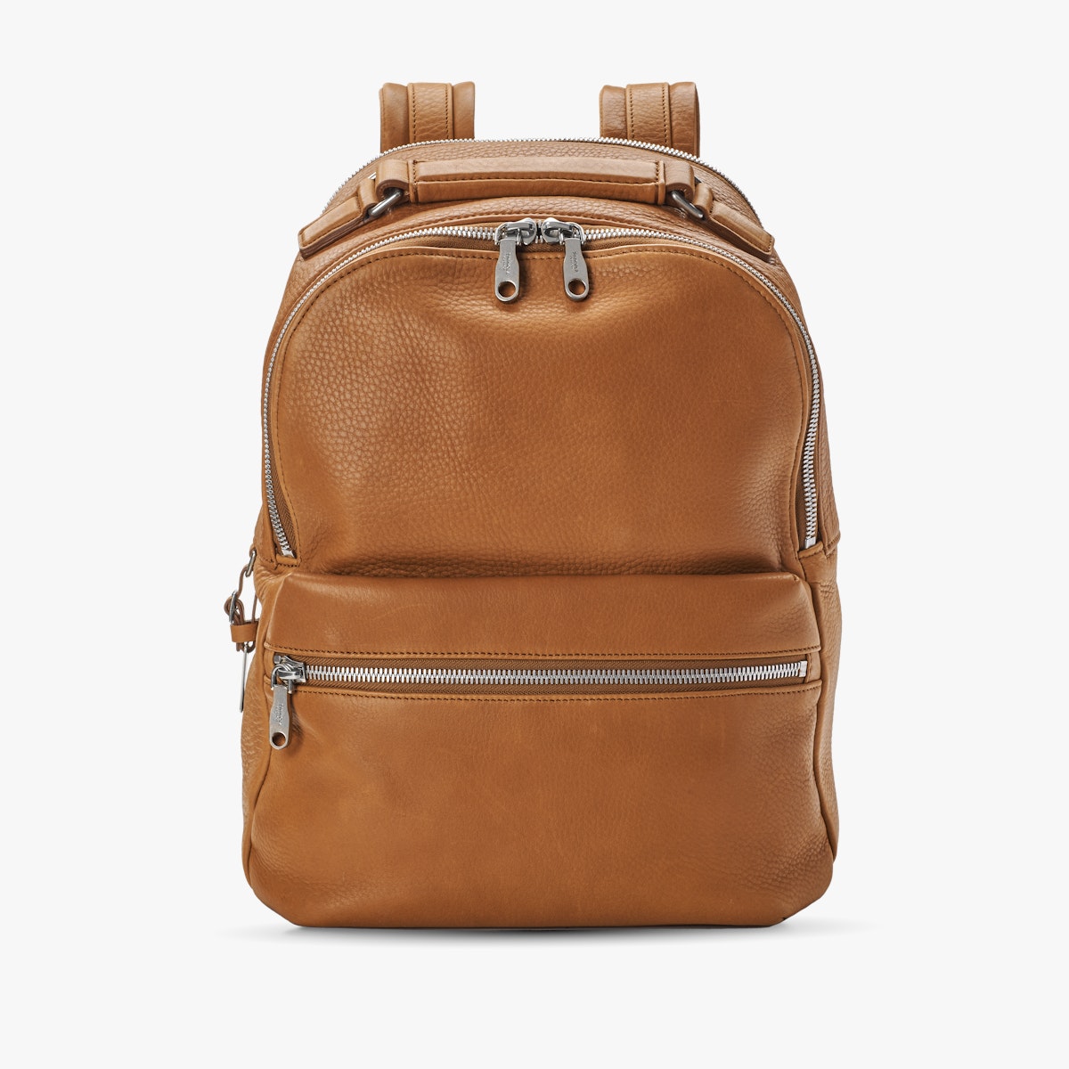 Runwell Backpack, Natural Grain Leather