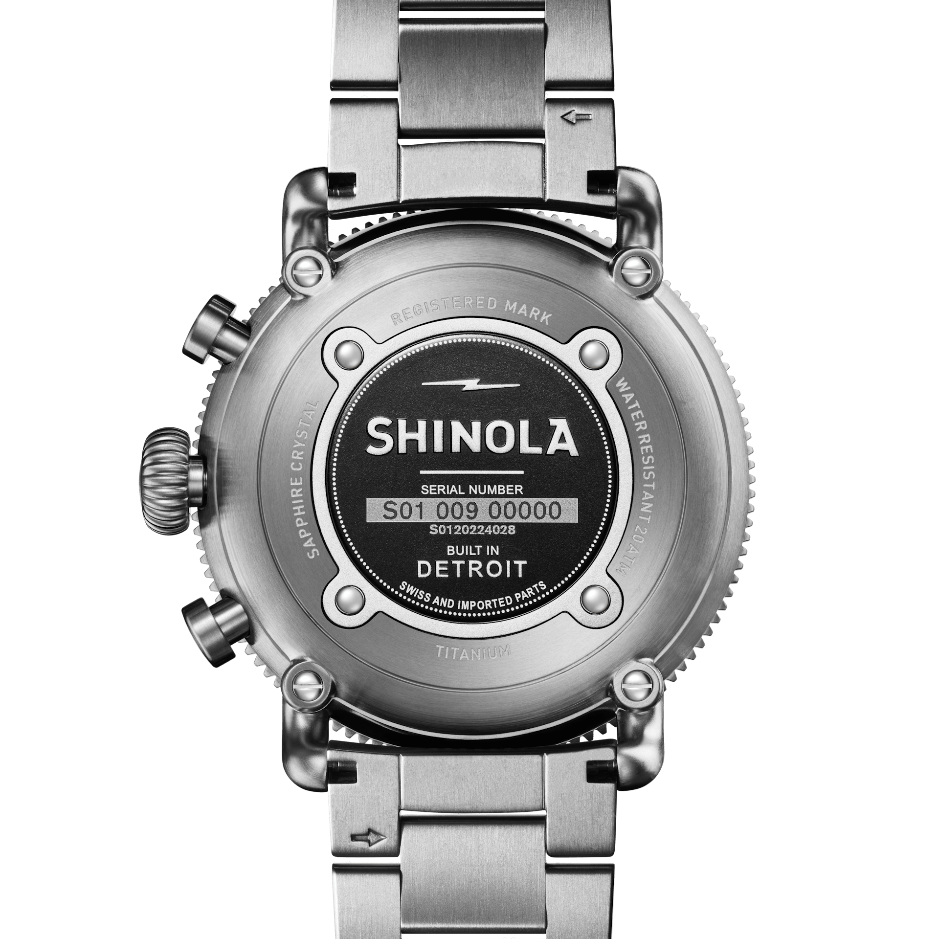 Shinola White Hurricane 48mm - Full Lume Dial | WatchinTyme