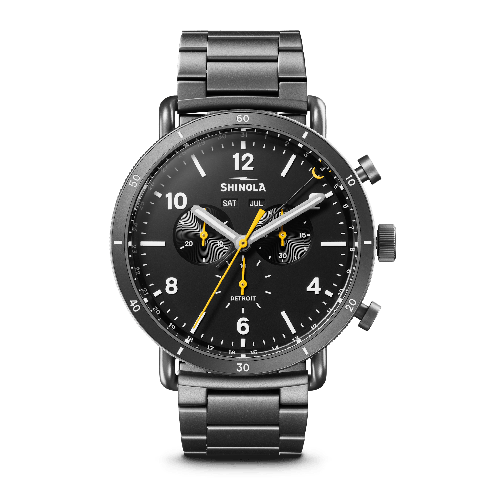 Shinola Men's Watch | Gunmetal | The Canfield Sport 45mm