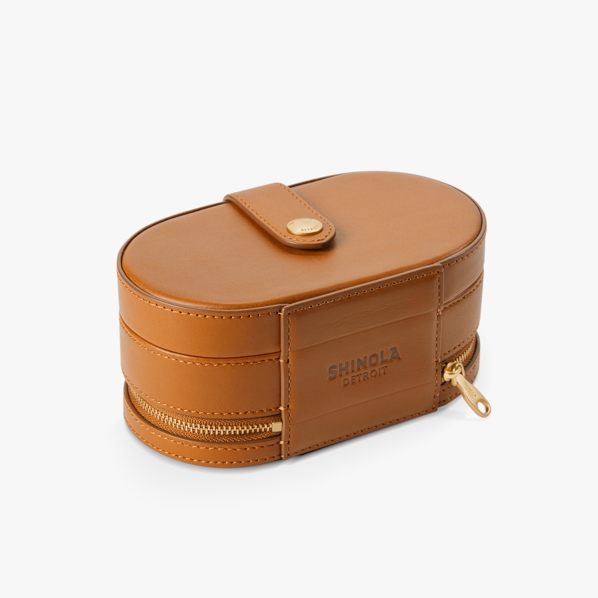 Jewelry Case, Natural Leather
