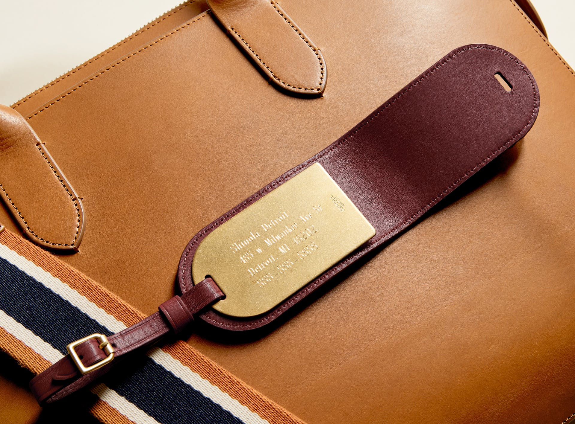 Shinola luggage tag deals