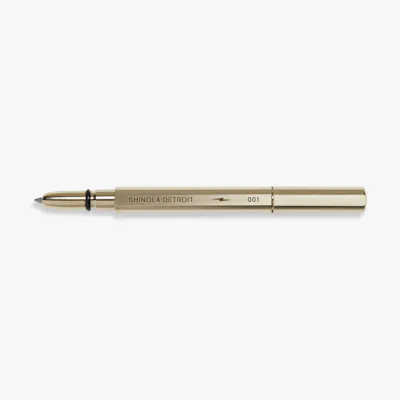 Shinola Signature Brass Pen
