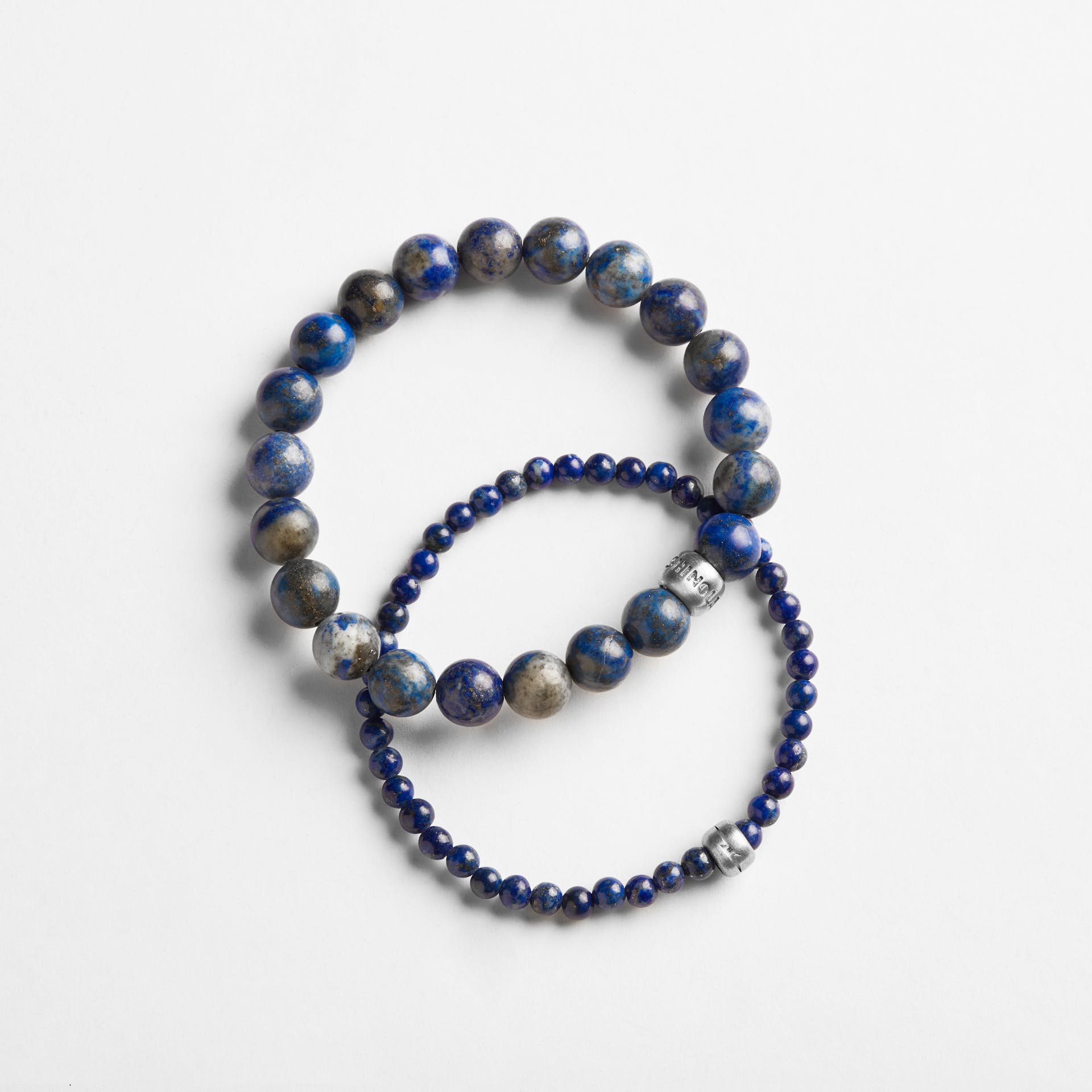 4mm Beaded Bracelet Lapis