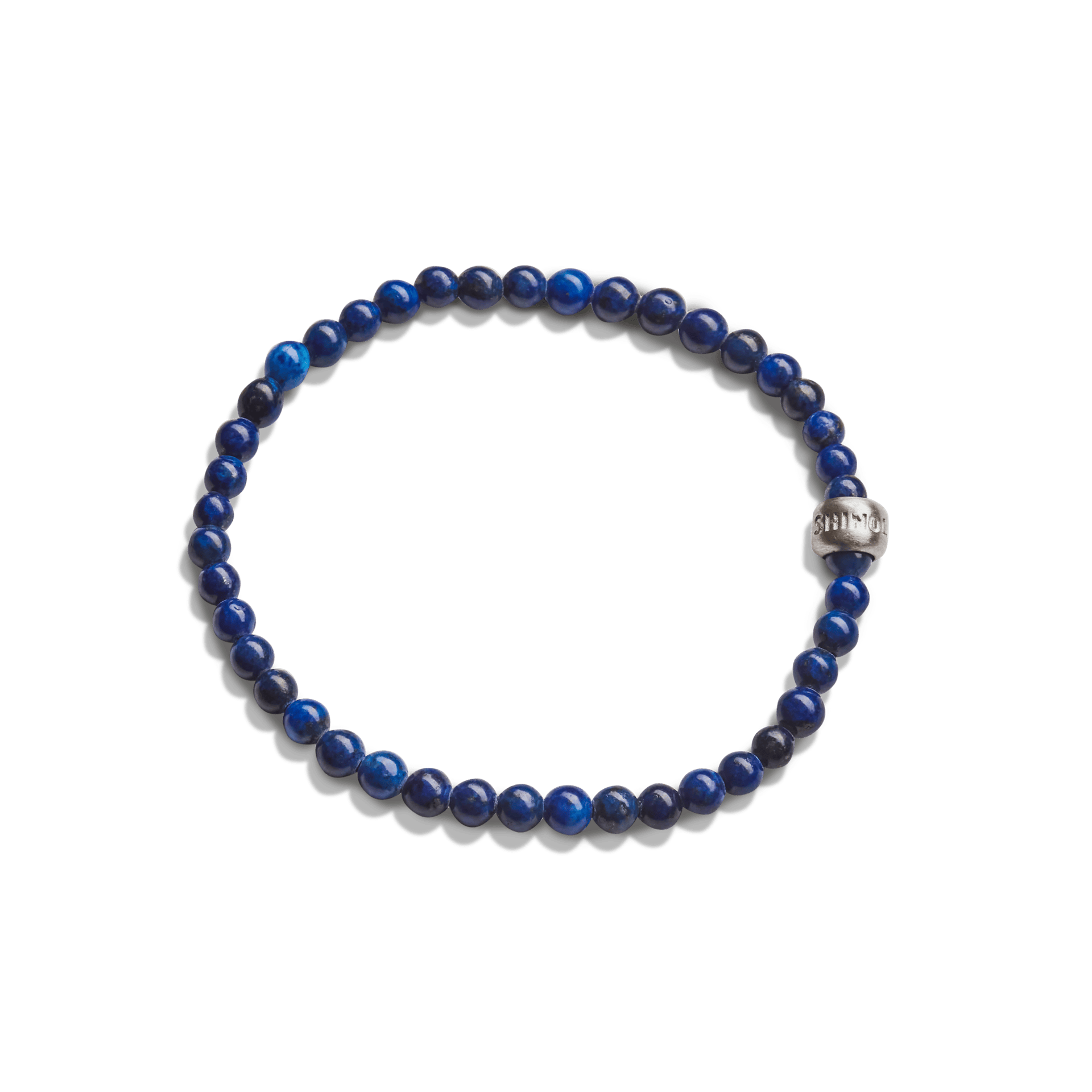 4mm Lapis Beaded Bracelet