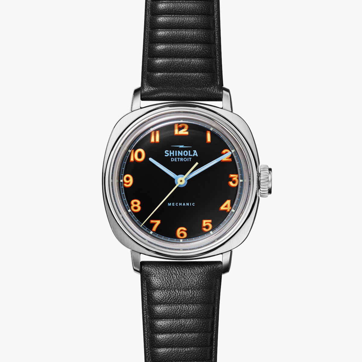 Men's watch, automatic movement, black dial - LE-0065