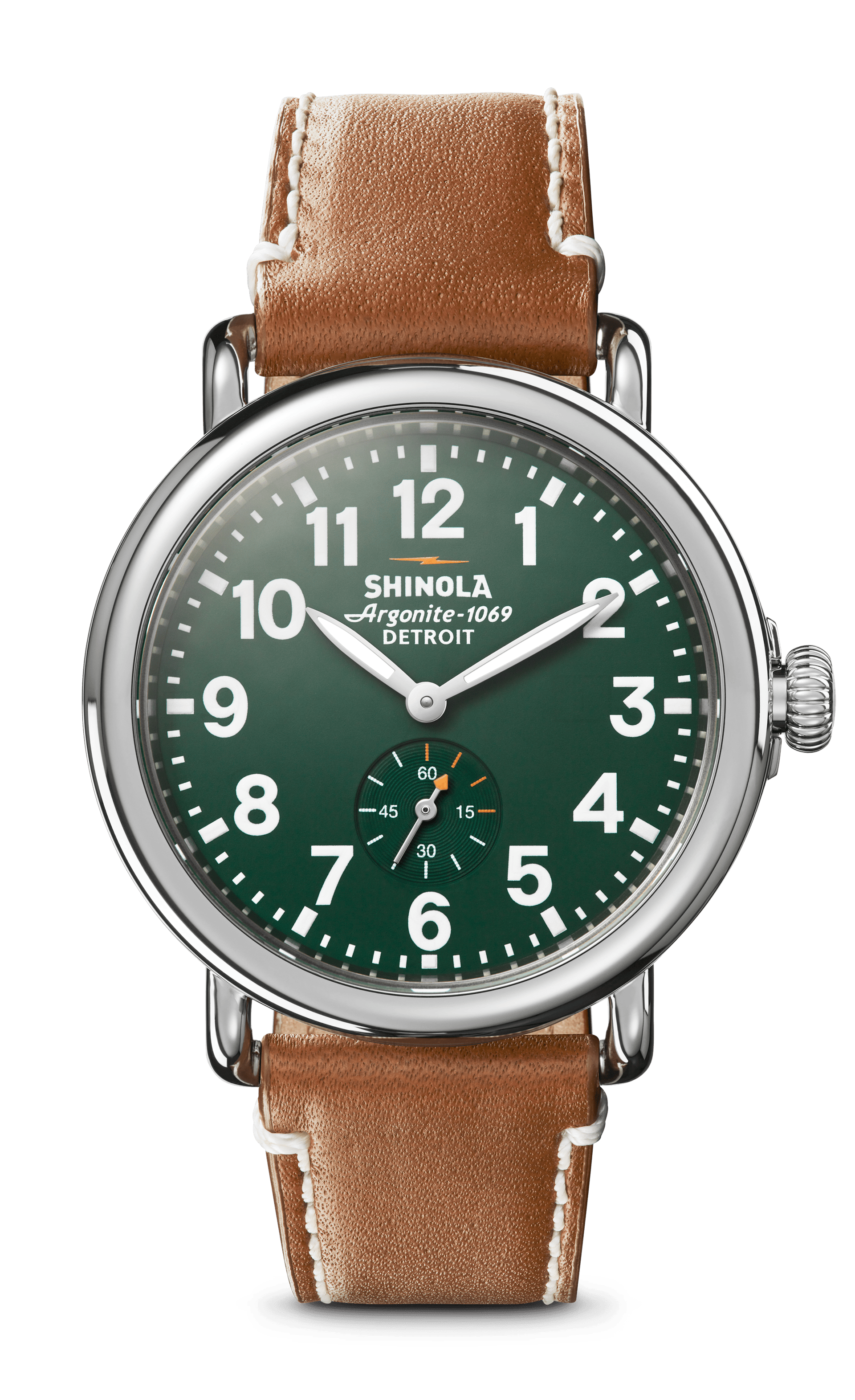 Shinola Men's Runwell 41mm Watch | Green Dial + Engravable
