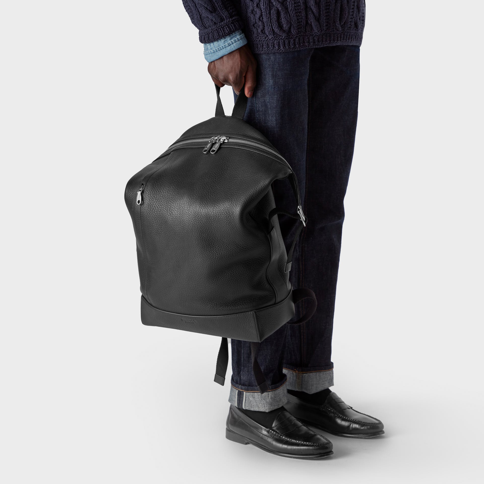 Shinola leather backpack 2025