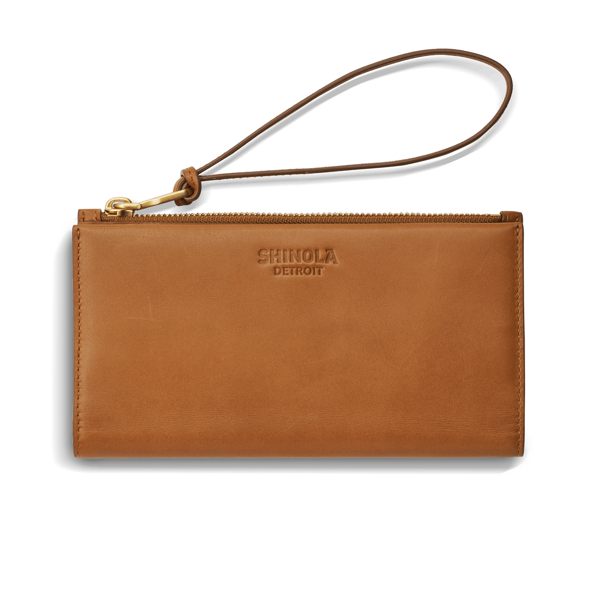 Wallet Wristlet | Tan_ Natural Leather