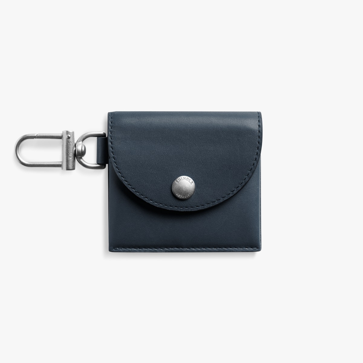 Birdy Keychain Card Case, Natural Leather