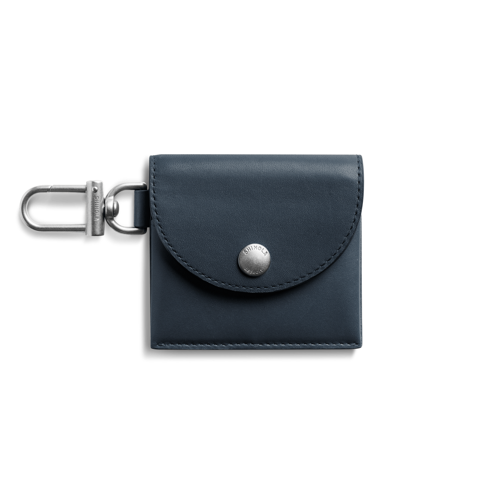 Shop Black Small Leather Coin Purse Wallet with Key chain Online | R&B UAE