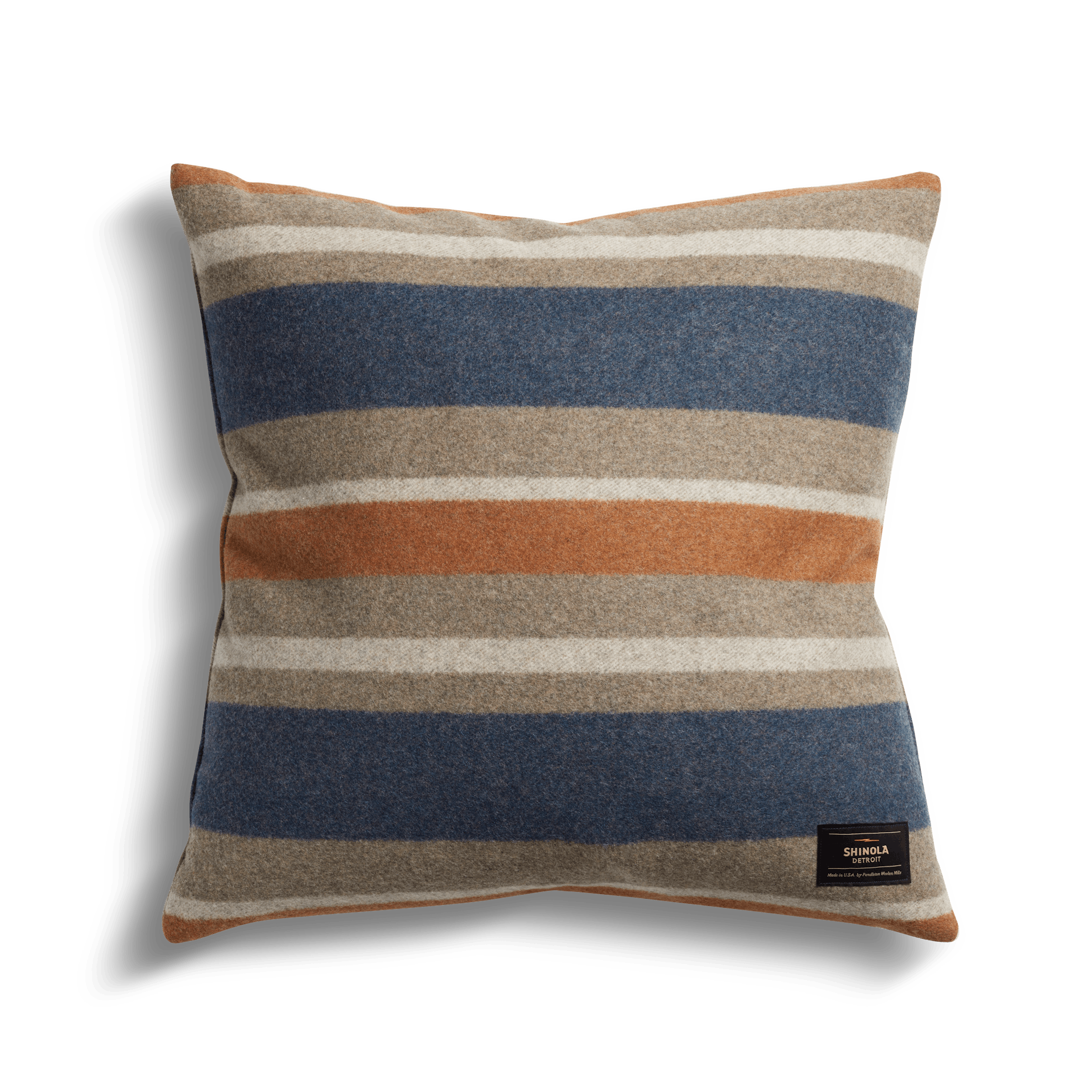 Shinola Wool Stripe Pillow 