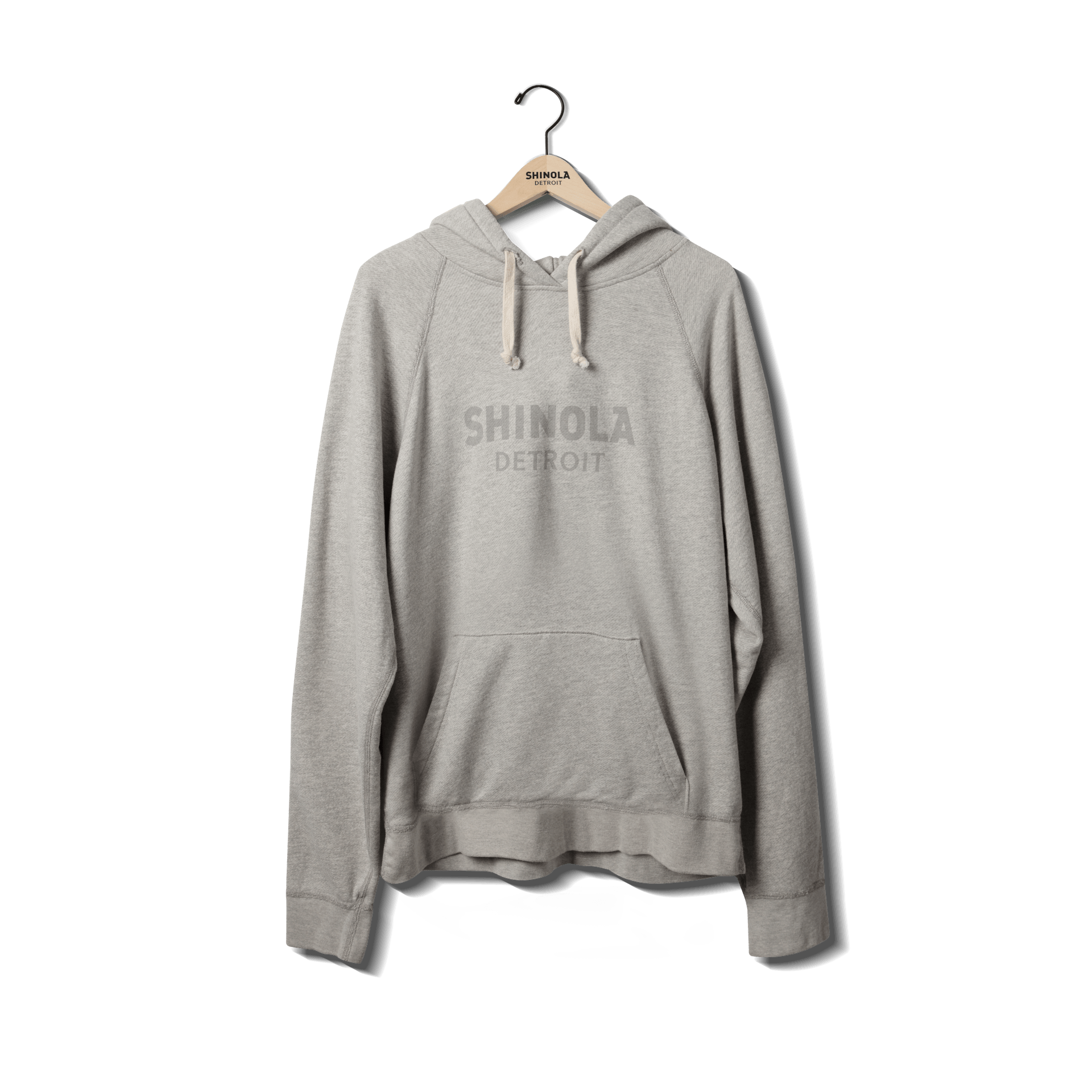 Shinola Logo Hoodie | Gray | XL