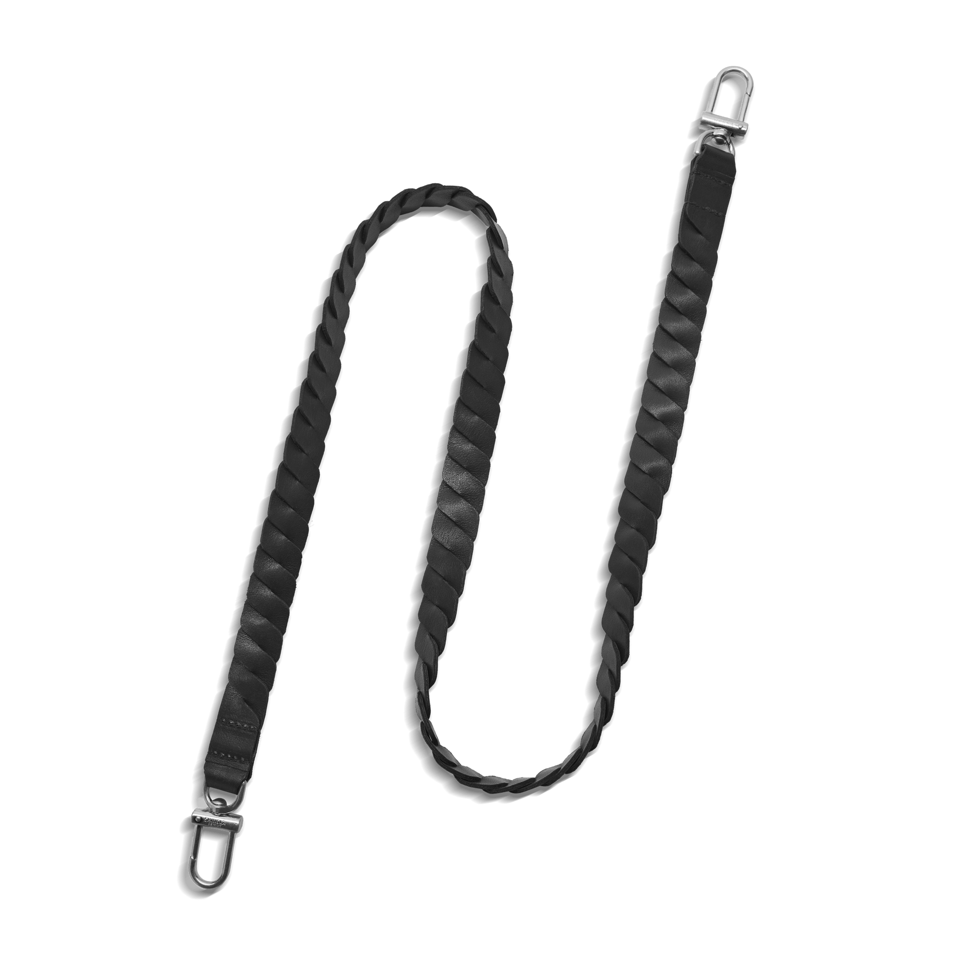 Women's Braided Crossbody Strap Black Shinola® Detroit