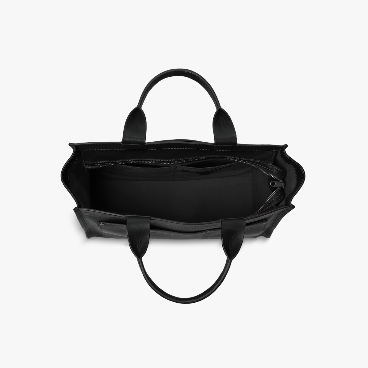 Shinola zip top shoulder tote