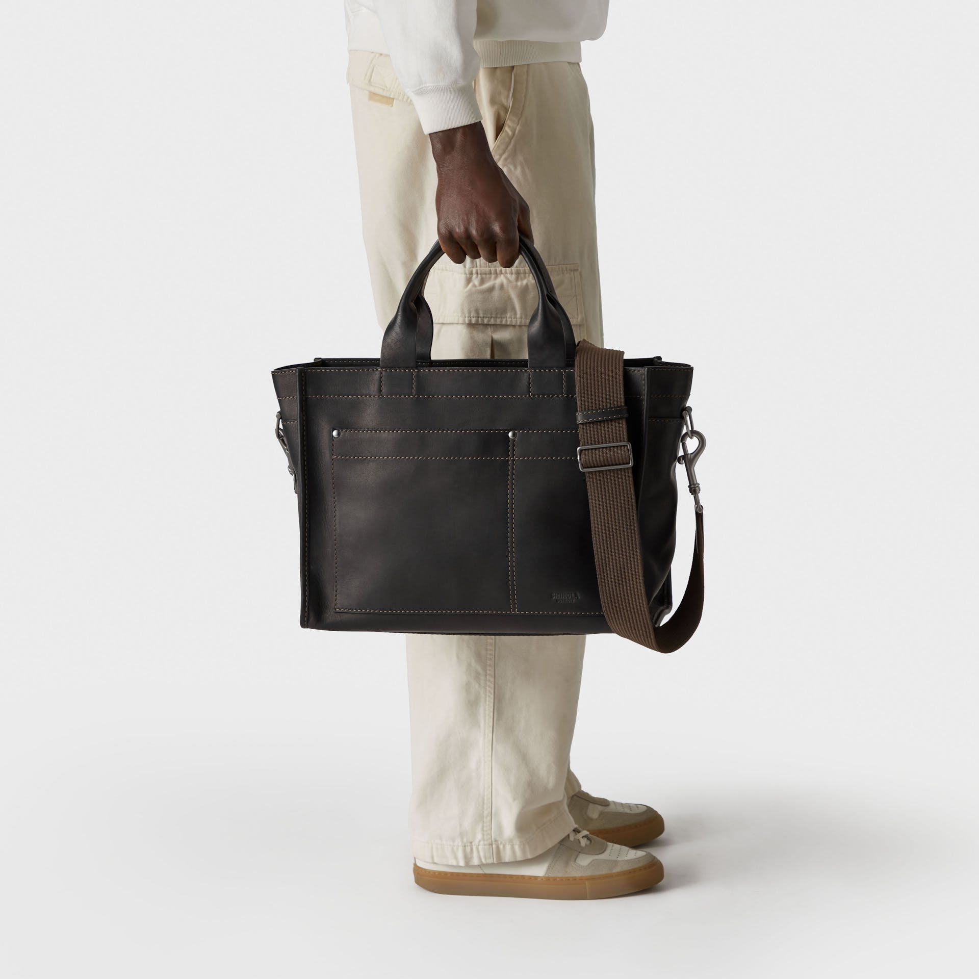 Shinola double zip brief on sale