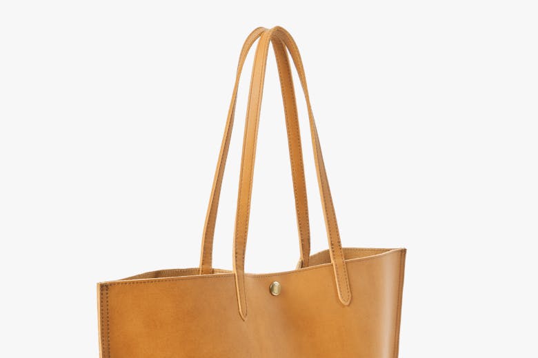 Shinola Utility Computer Brief USA Heritage Brown Leather Bag