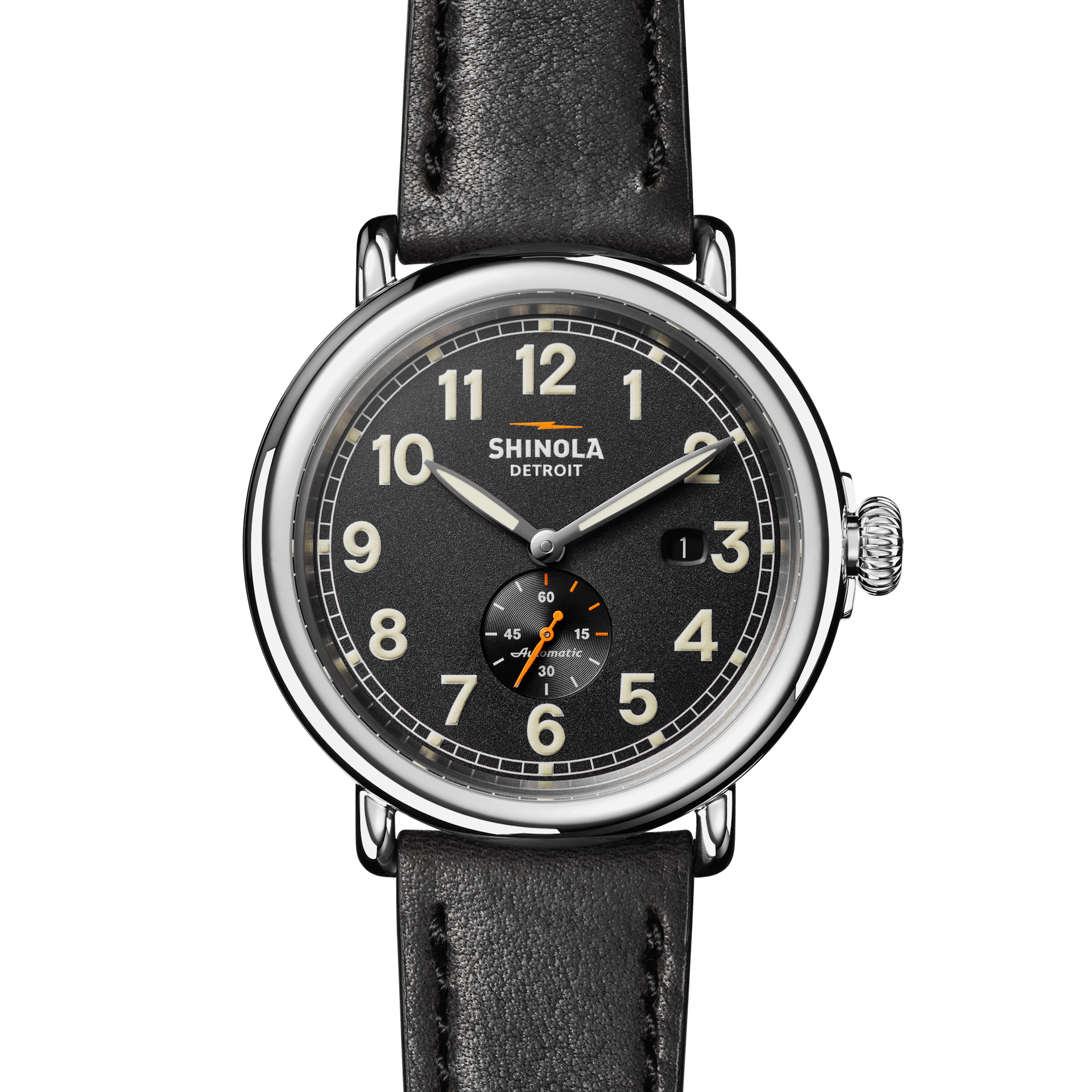 The Canfield Sport 45mm Black & Gold Watch | Shinola® Detroit