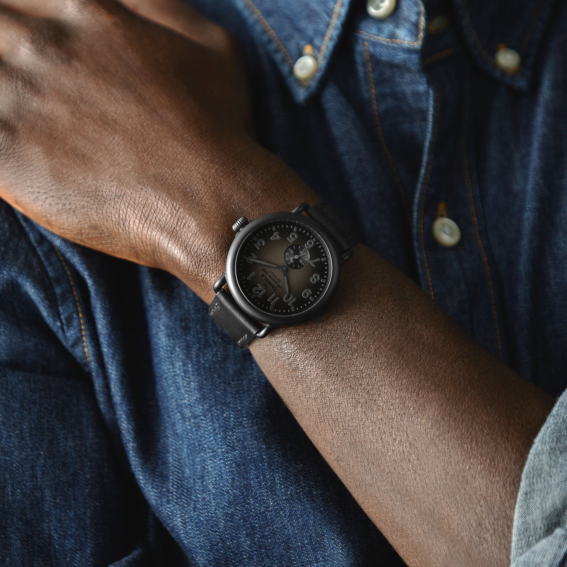 Shinola black hotsell friday watch