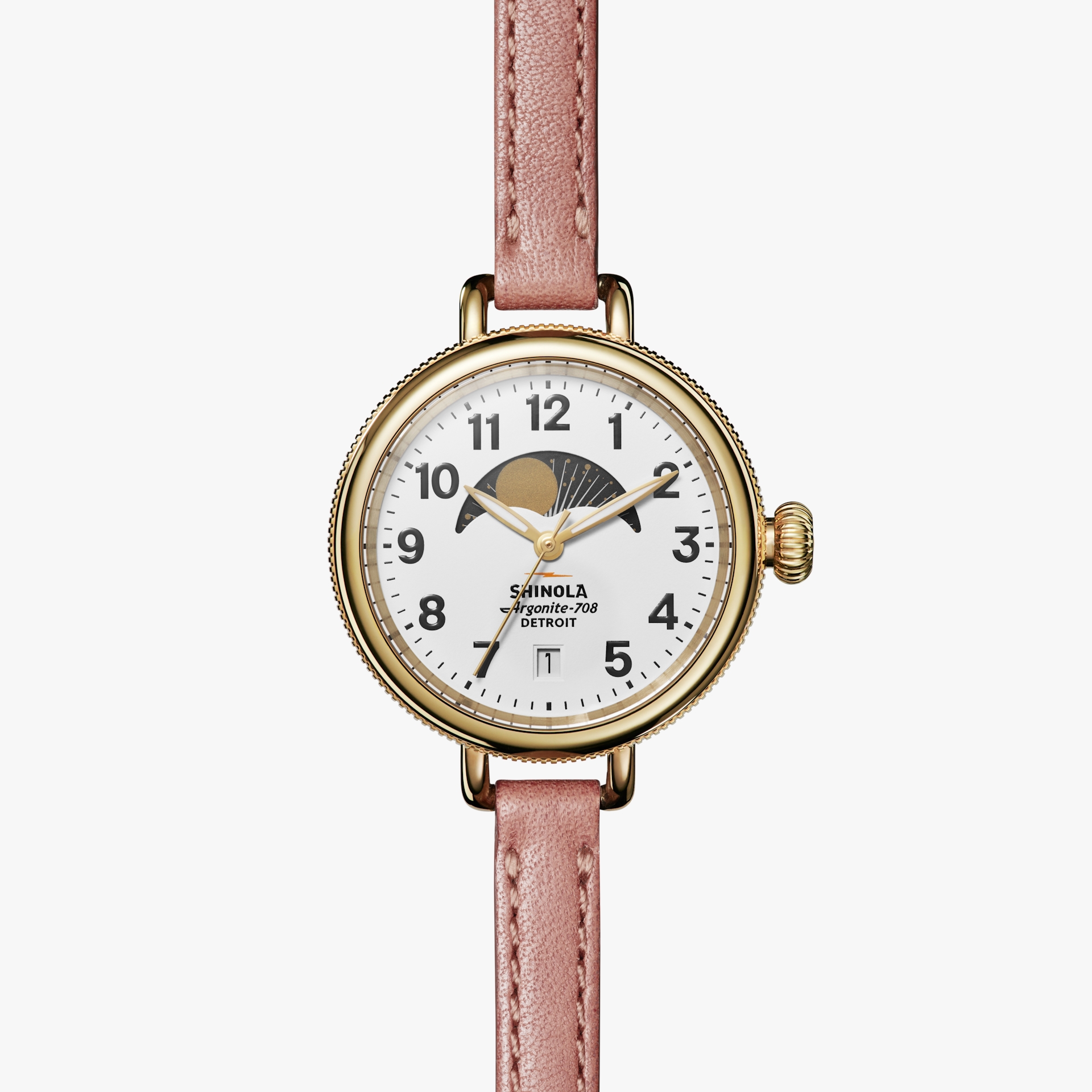Shinola birdy moon phase watch hotsell
