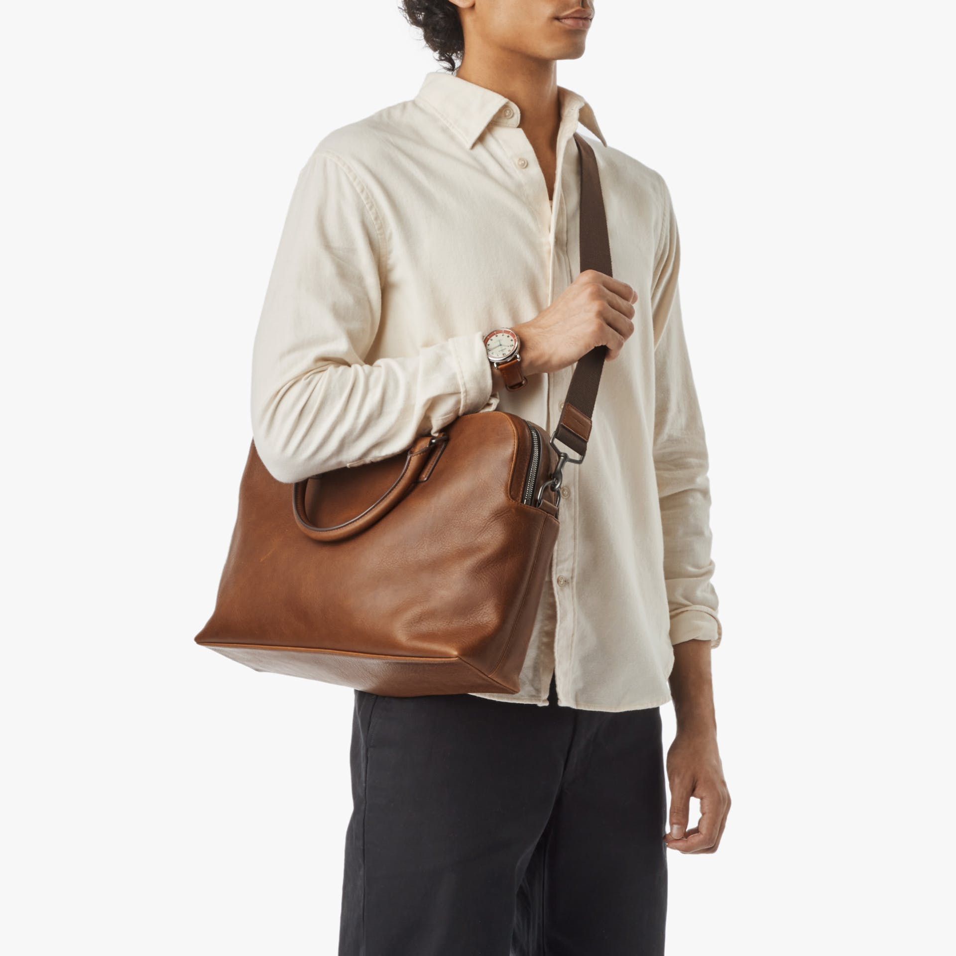 Double Zip Brief Shinola
