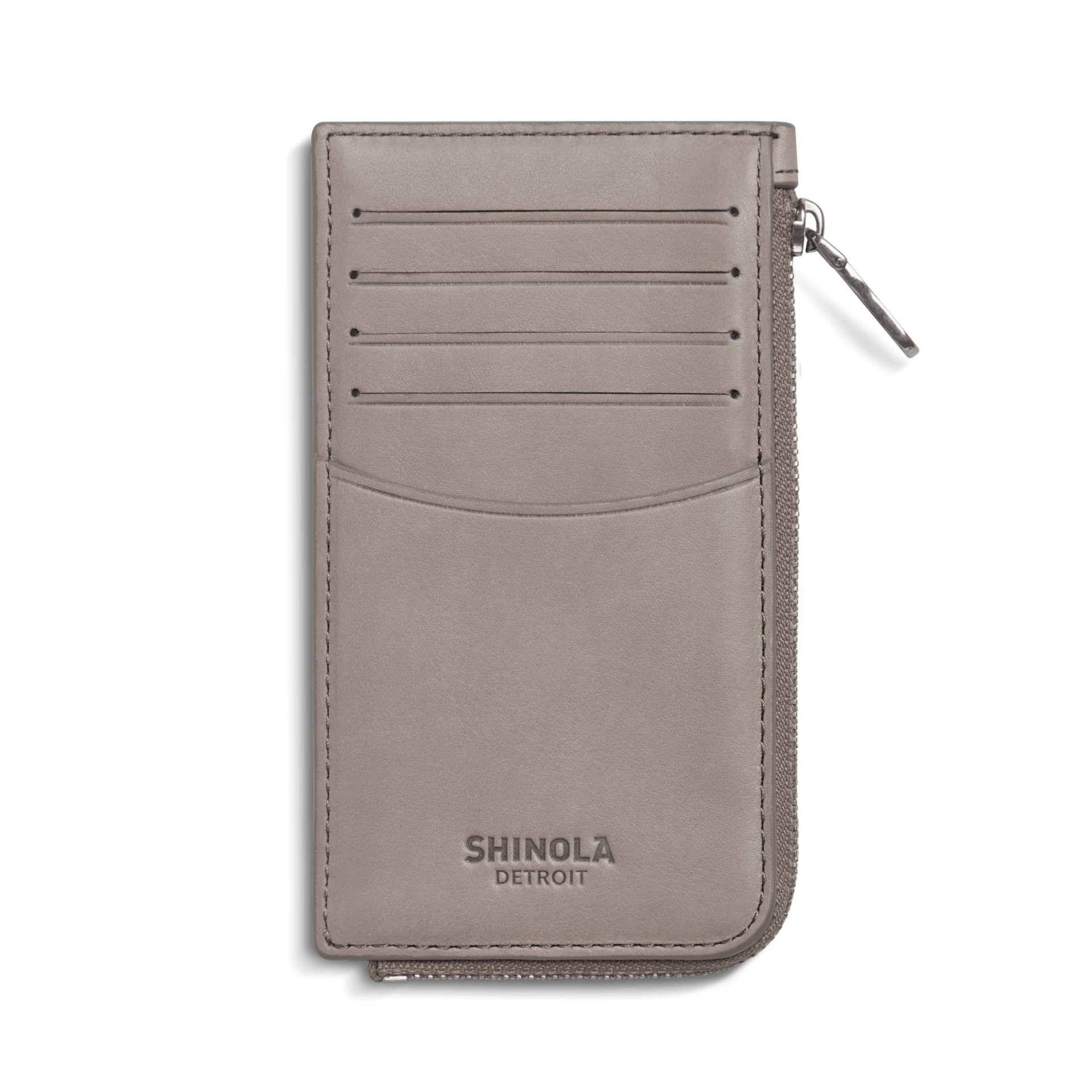 Birdy Zip Card Case - Taupe