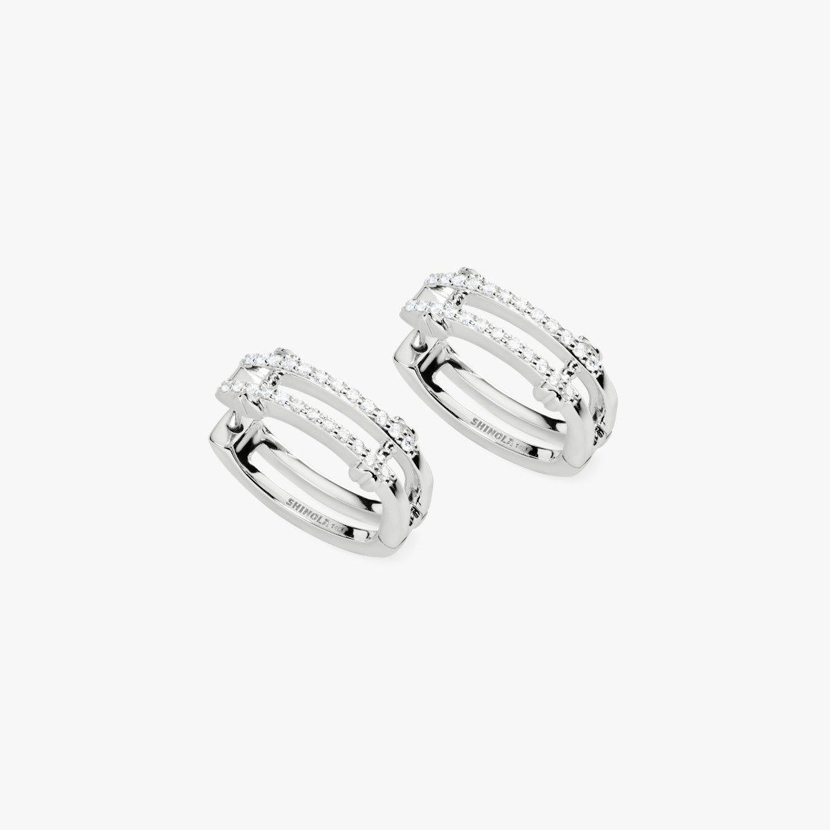 Stainless steel double row hoops Stainless steel double row hoops