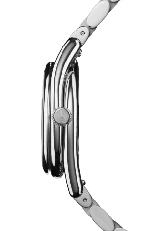 Side shot of Derby watch