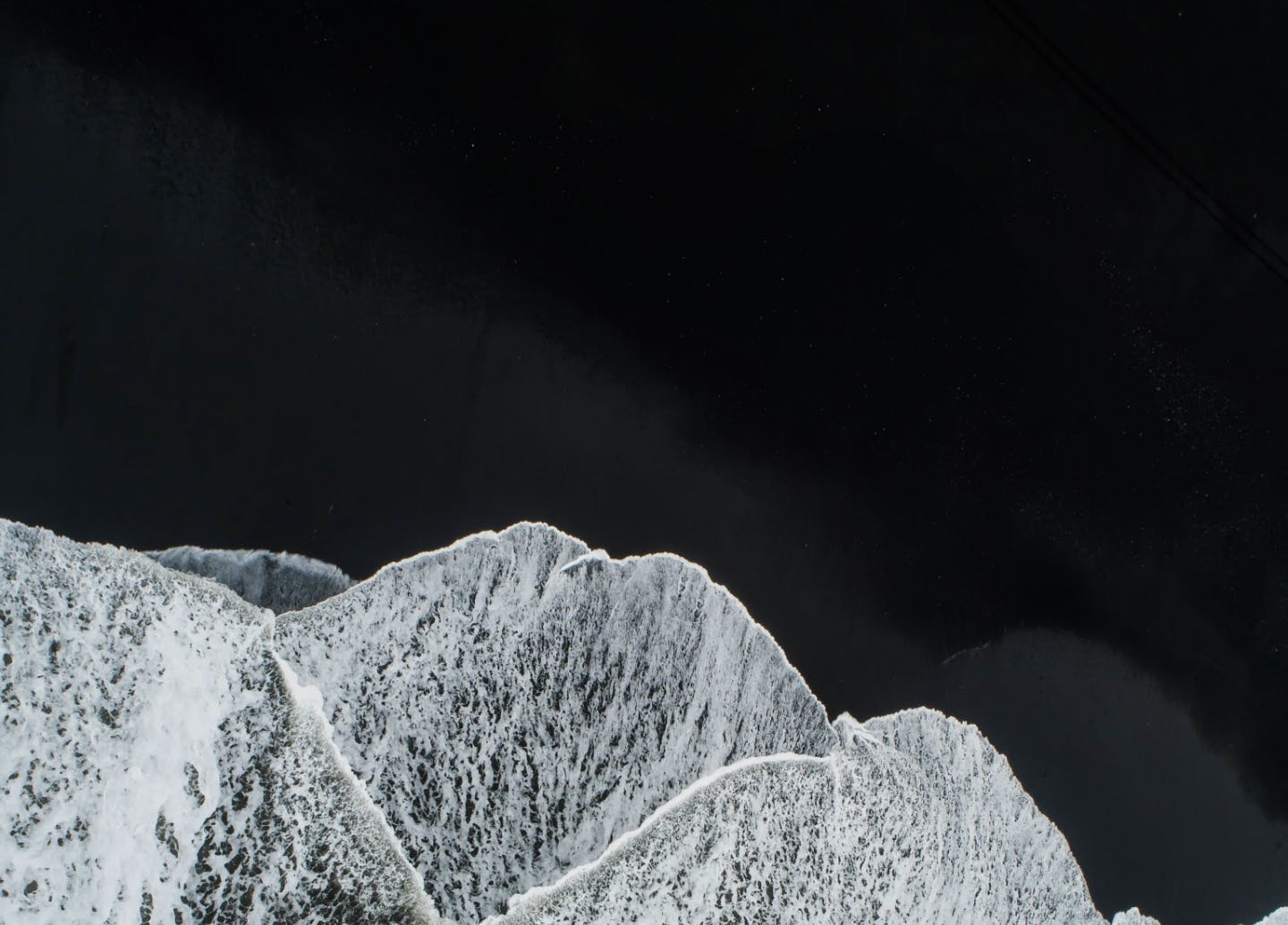 Black-and-white mountain background image