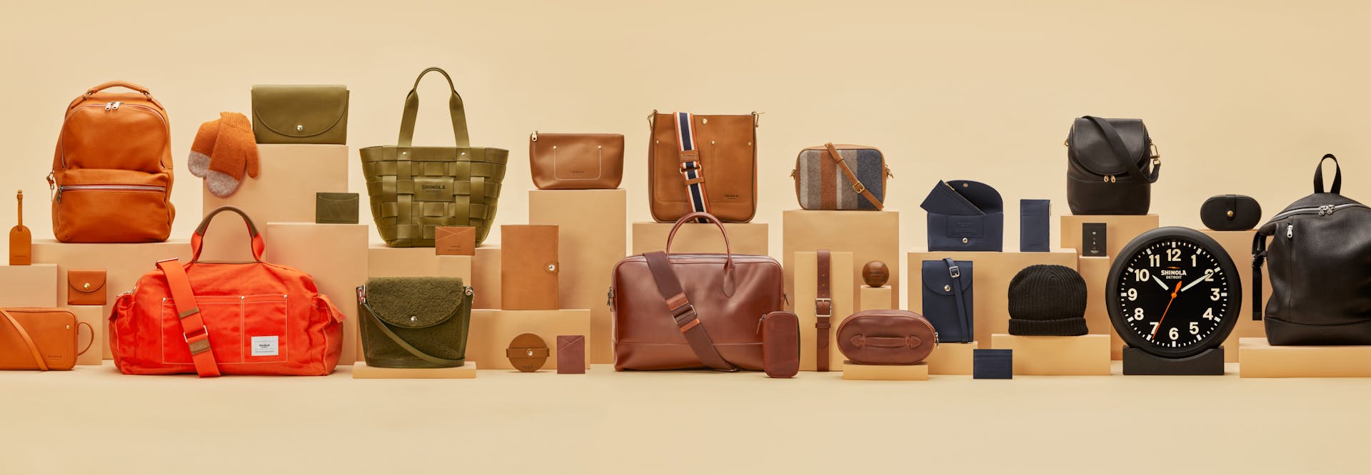 collection of shinola products