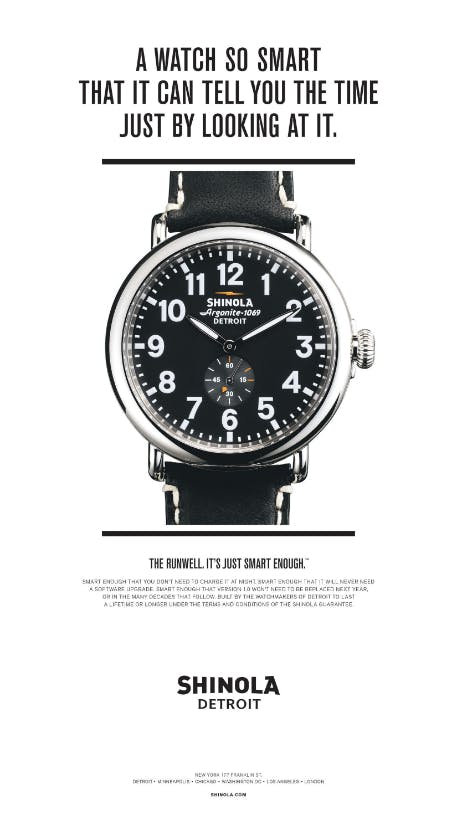 shinola watch company